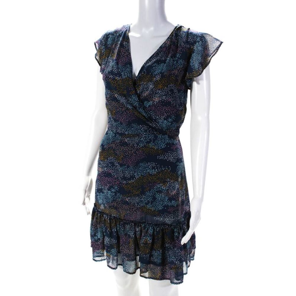 Slate & Willow Womens Confetti Printed Flutter Sl… - image 2